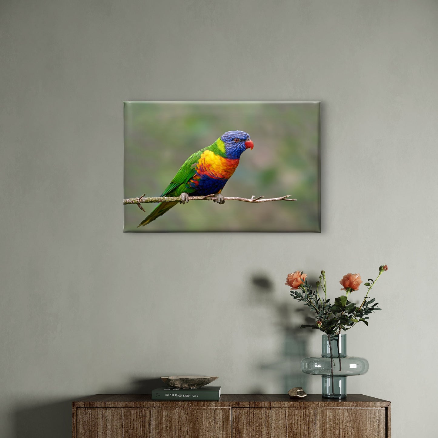 Rainbow Lorikeet Australia Wall Art Decor 100% Australian Made