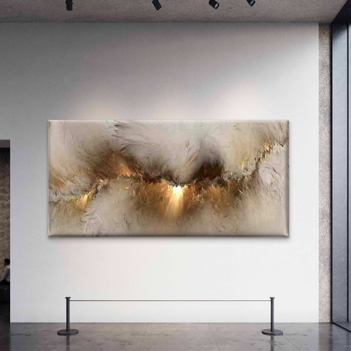 Spectacular Thunder Clouds Wall Art Canvas Office Home Room Framed 120x60cm