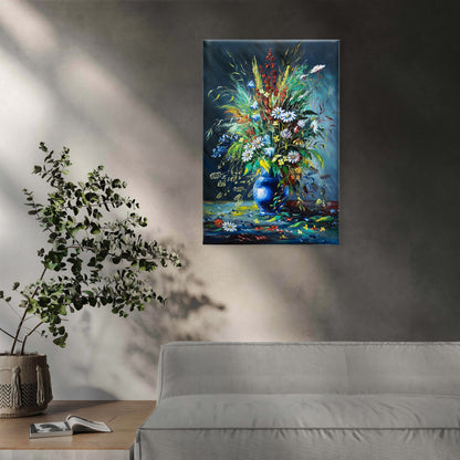 Flower Vase Abstract Design Wall Art Decor 100% Australian Made