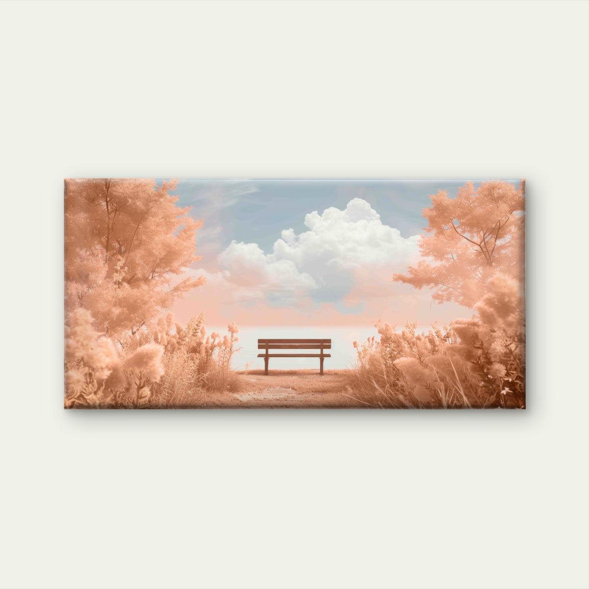 Serene Moment In A Dreamlike Wall Art Canvas Office Home Room Framed 120x60cm