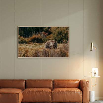 Wombat Cradle Mountain Wall Art Decor 100% Australian Made