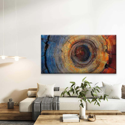 Abstract Tree Intricate Grain Wall Art Canvas Office Home Room Framed 120x60cm