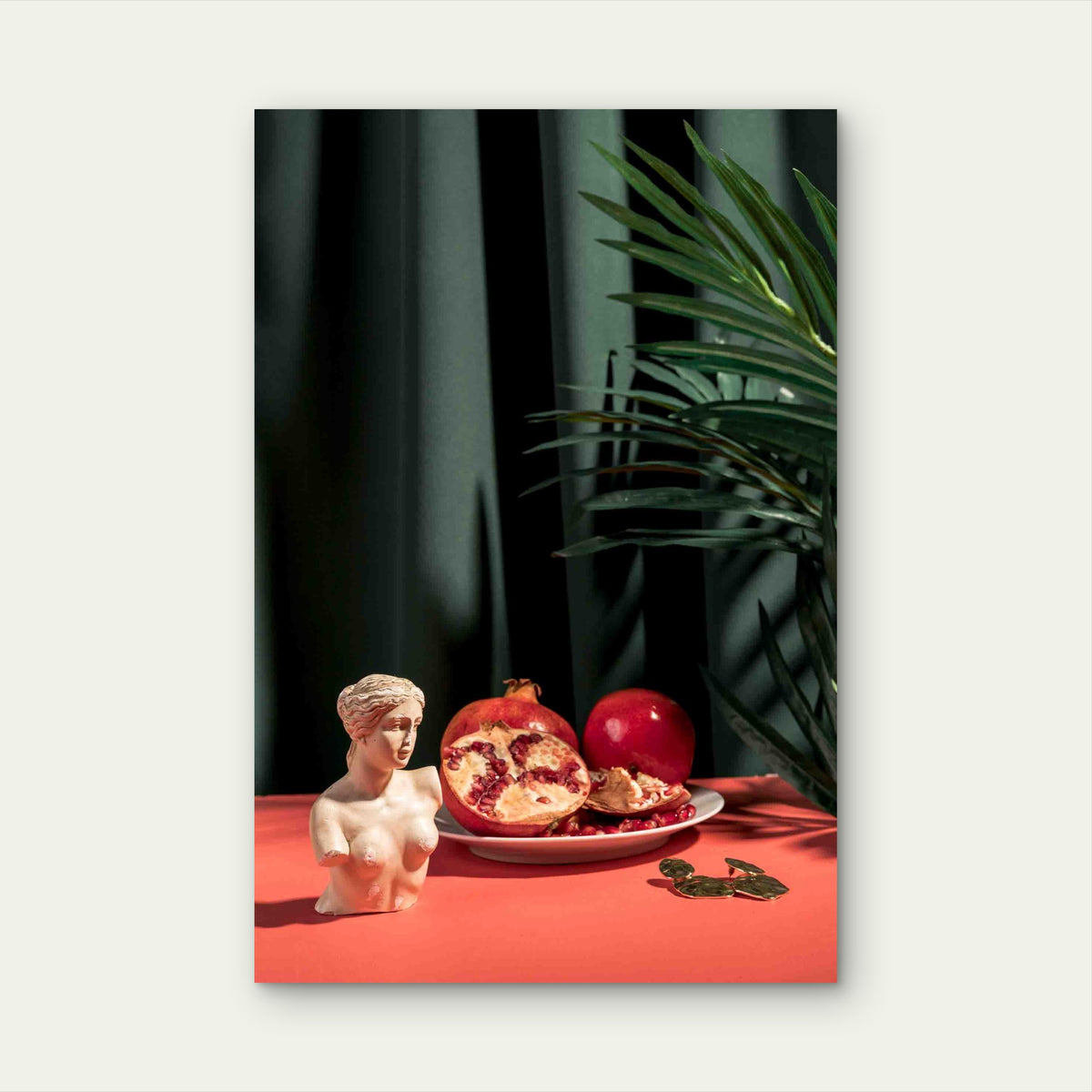 Realistic Still Life Photography Metal Print Ready to Hang