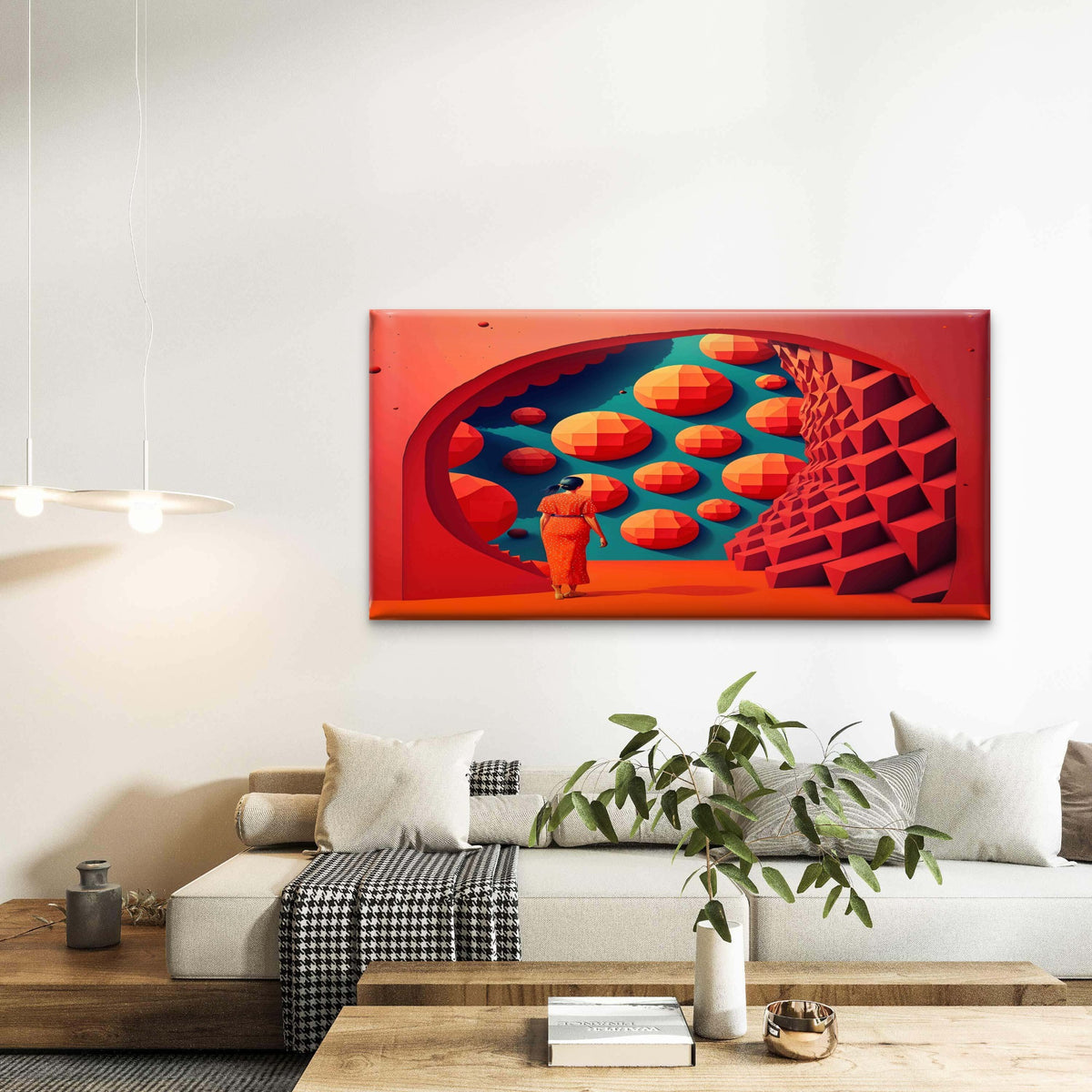 Web With Raindrops Wall Art Canvas Office Home Room Framed 120x60cm