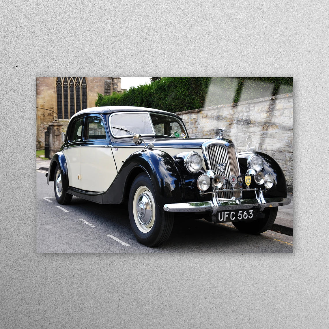 Classic Retro Car Wall Art Acrylic Glass Print Tempered Glass Wall Art 100% Made in Australia Ready to Hang