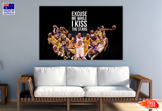 'Excuse Me' Basketball Quote Print 100% Australian Made
