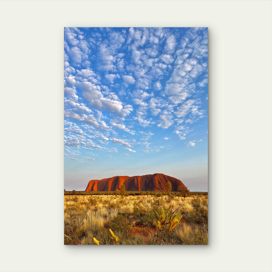 Uluru Ayers Rock Australia 40x60cm Metal Print Ready to Hang