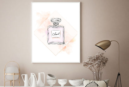 Watercolor Design Perfume Bottle Print 100% Australian Made