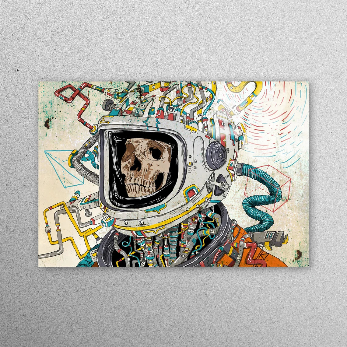 Dead Astronaut Acrylic Glass Print Tempered Glass Wall Art 100% Made in Australia Ready to Hang