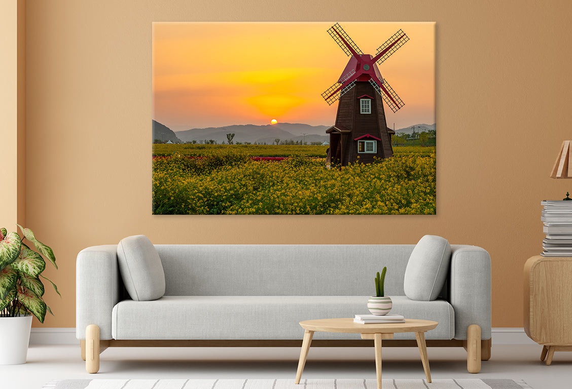 Spring Scenery of Nakdonggang River Wall Art Decor 100% Australian Made