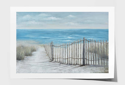 Sand With Beach Pathway Wall Art Limited Edition High Quality Print