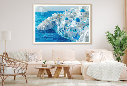 Water, Ice and Snow Origami Paper Home Decor Premium Quality Poster Print Choose Your Sizes