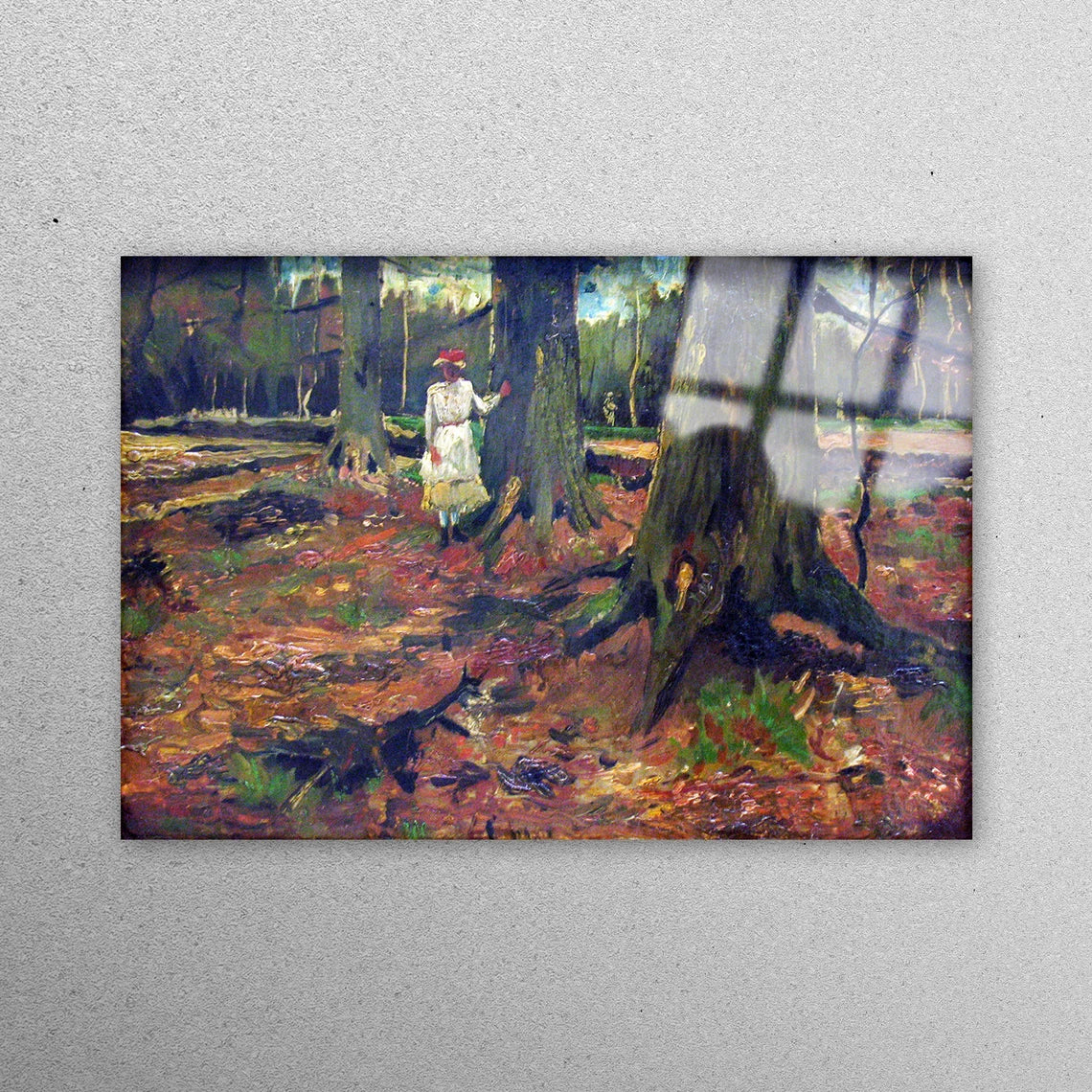 Van Gogh Forest Art Acrylic Glass Print Tempered Glass Wall Art 100% Made in Australia Ready to Hang