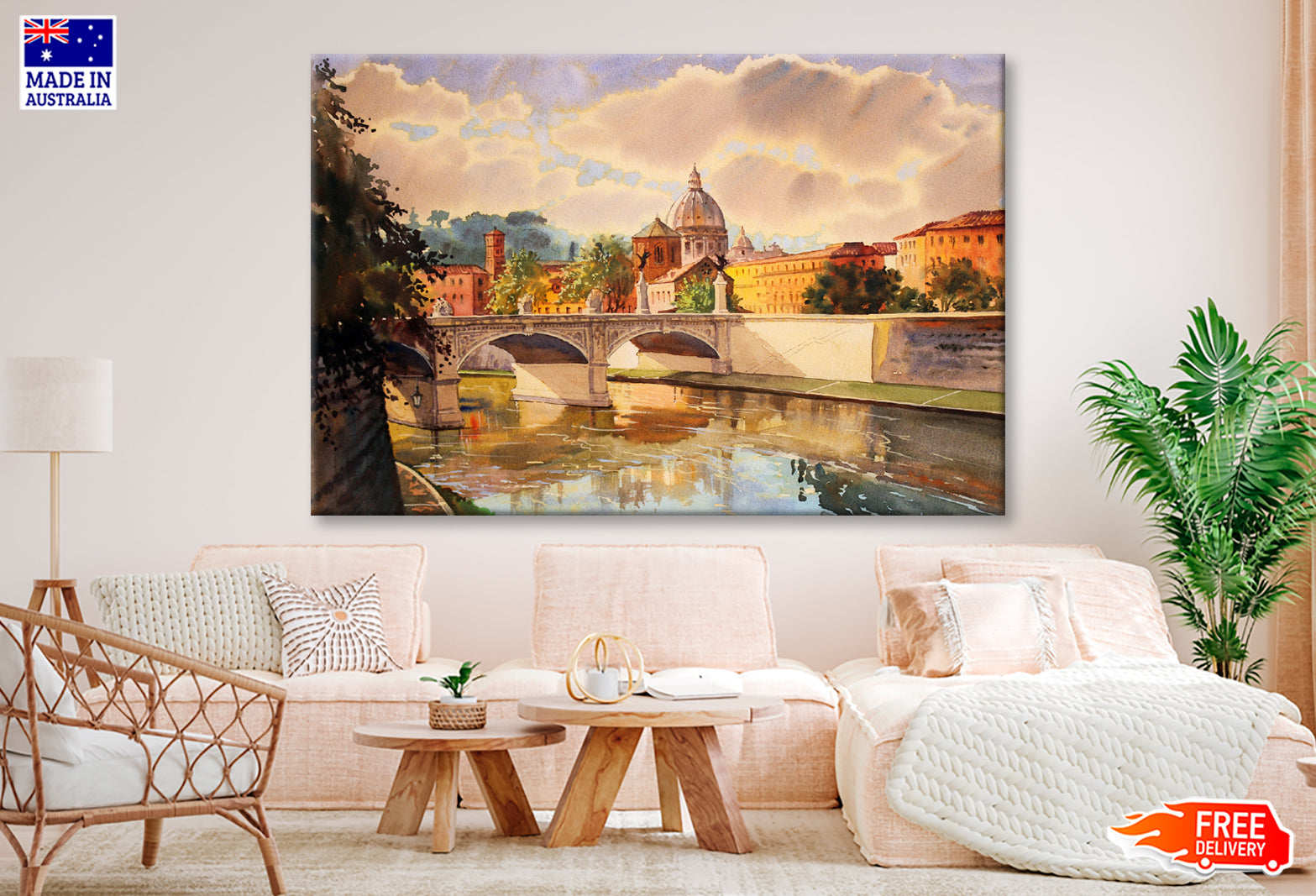 Basilica San Pietro In Rome Paint Limited Edition High Quality Print