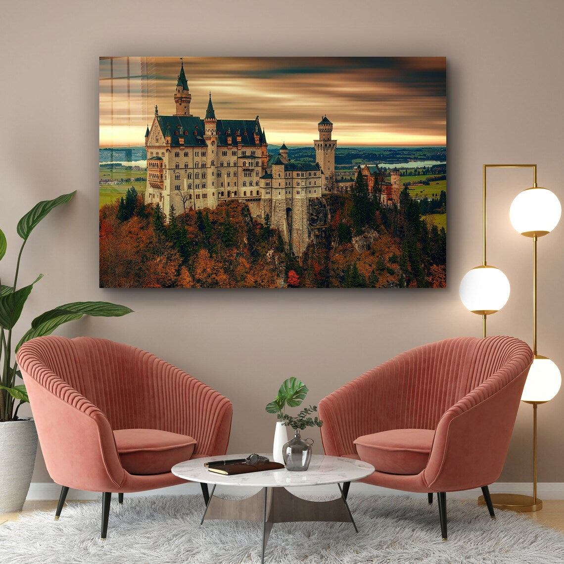 Neuschwanstein Castle UV Direct Aluminum Print Australian Made Quality