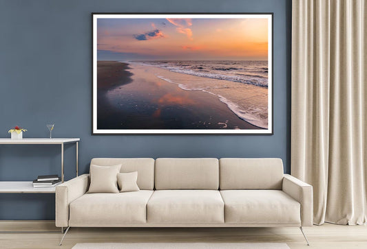 Colorful Sunset on The Beach, Home Decor Premium Quality Poster Print Choose Your Sizes