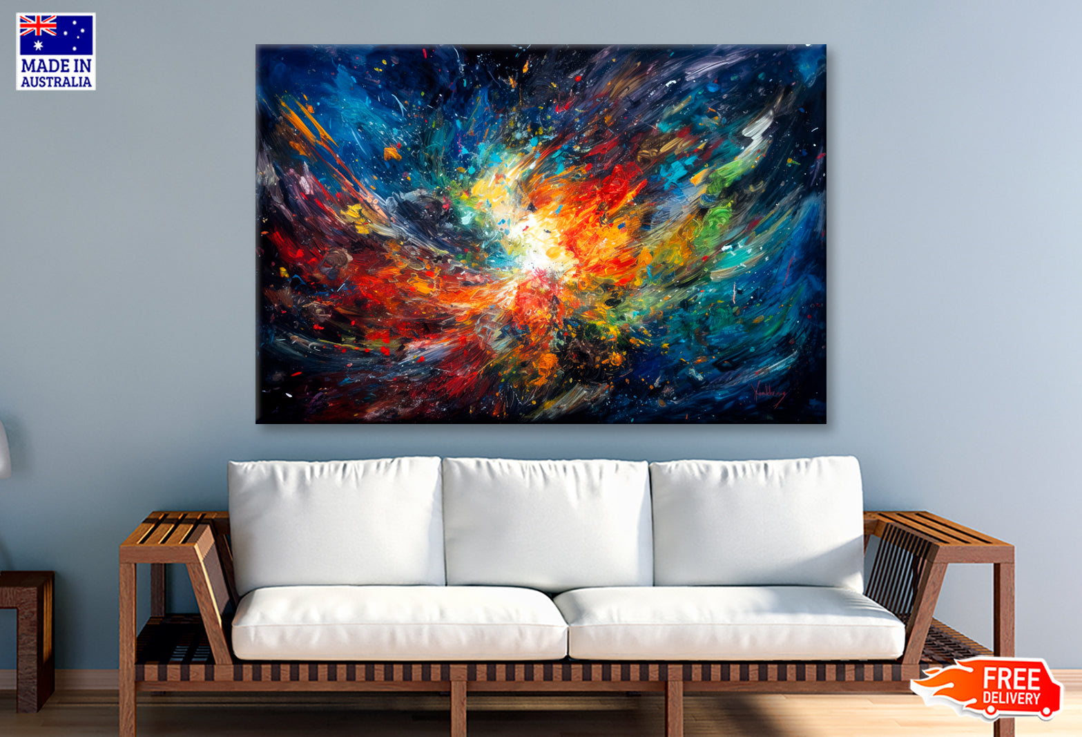 An Impressionism Palette Knife Oil Painting Wall Art Limited Edition High Quality Print