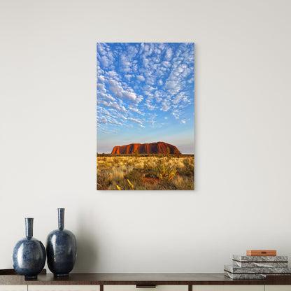 Uluru Ayers Rock Australia 60x90cm Metal Print Ready to Hang