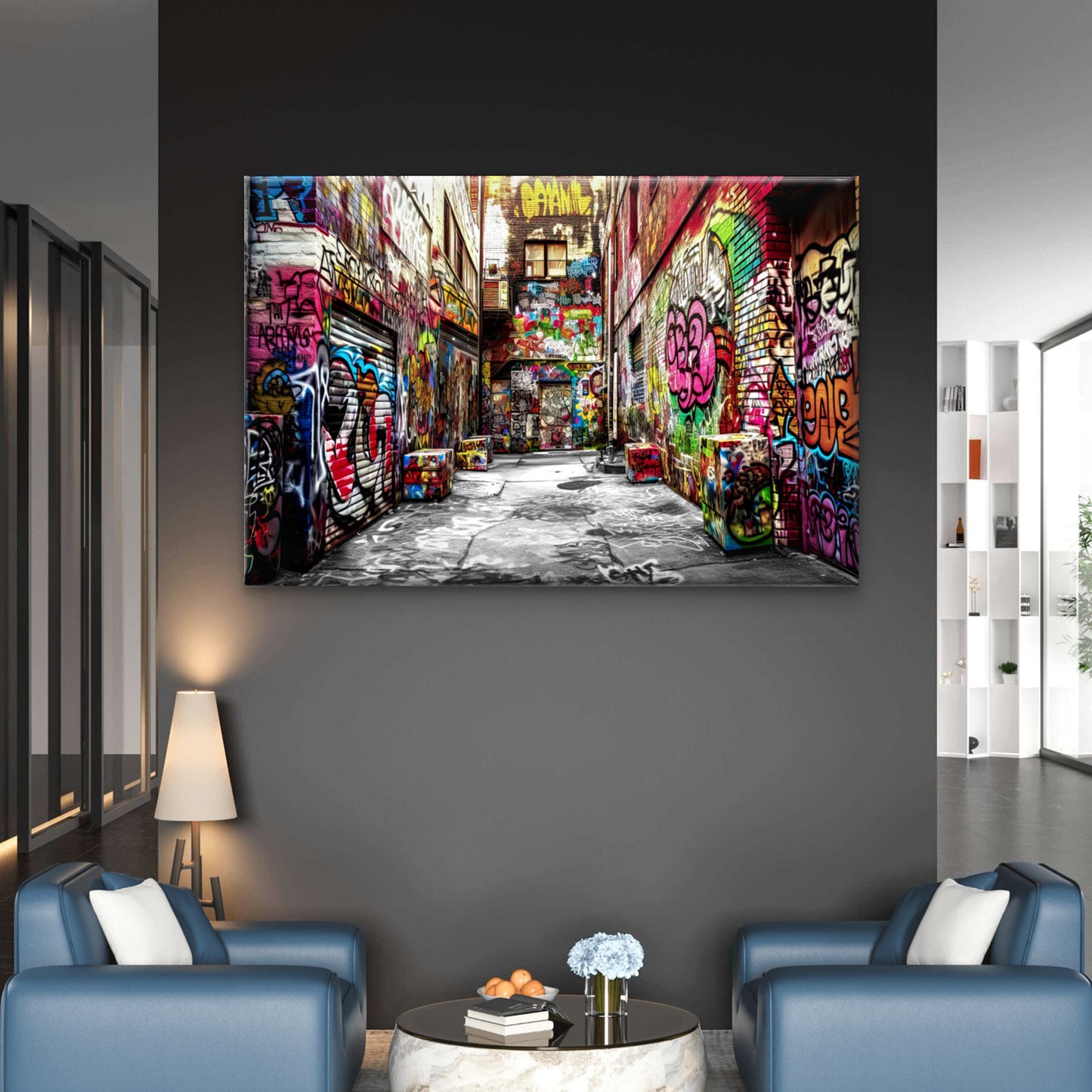 Modern Graffiti Street Painting Wall Art Decor 100% Australian Made
