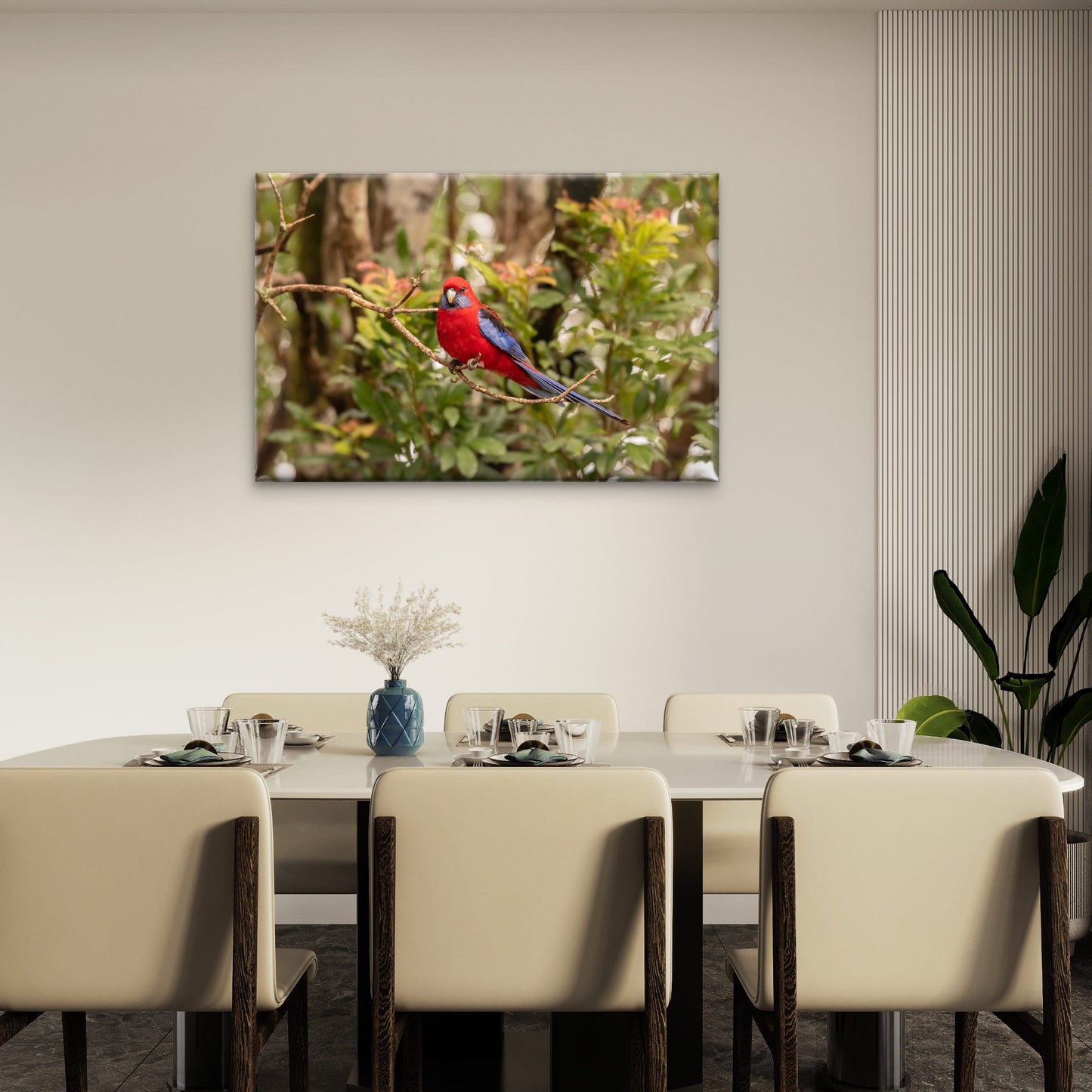 Crimson Rosella Queensland Wall Art Decor 100% Australian Made