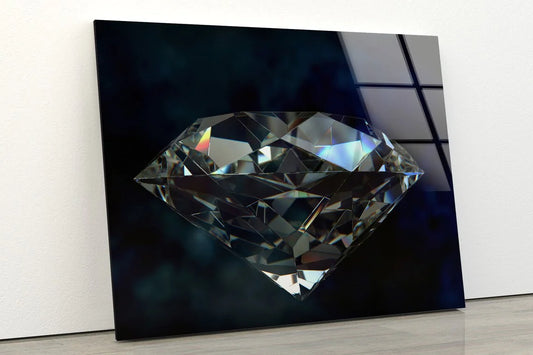 Diamond Closeup UV Direct Aluminum Print Australian Made Quality