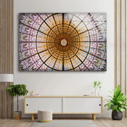 Circle Abstract Vector UV Direct Aluminum Print Australian Made Quality