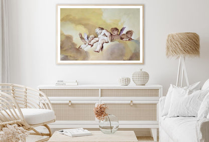 Great Fresco of Some Beautiful Angels Home Decor Premium Quality Poster Print Choose Your Sizes