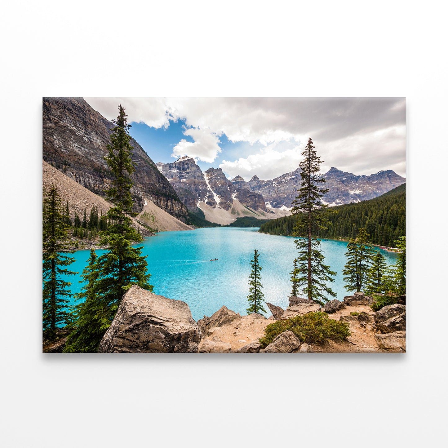 Moraine Lake in Banff, Canada Wall Art Decor 100% Australian Made