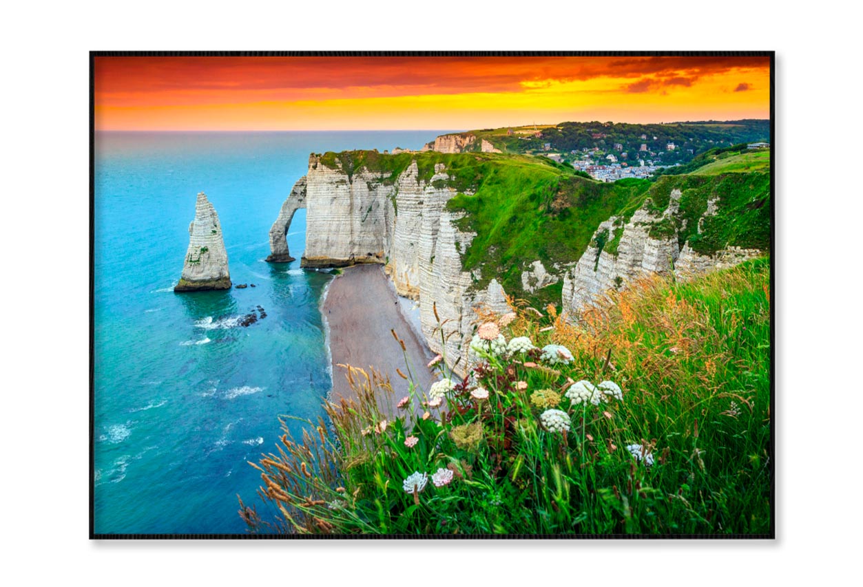 Beautiful Cliffs Aval of Etretat Home Decor Premium Quality Poster Print Choose Your Sizes