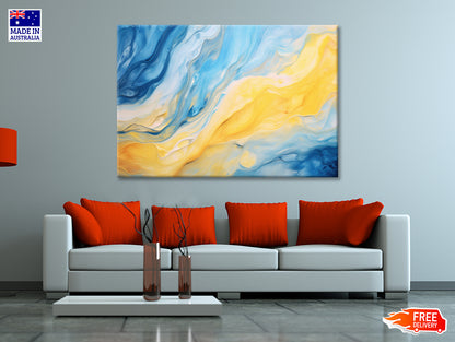 Abstract Marble Oil Paint Print 100% Australian Made