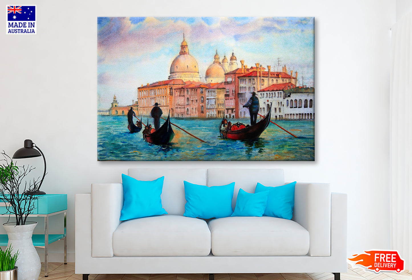 Painting Of Venice Italy Limited Edition High Quality Print