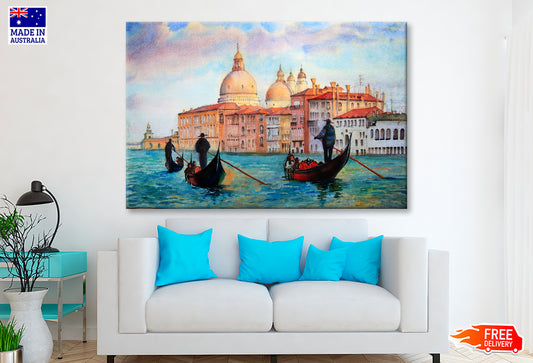 Painting Of Venice Italy Limited Edition High Quality Print