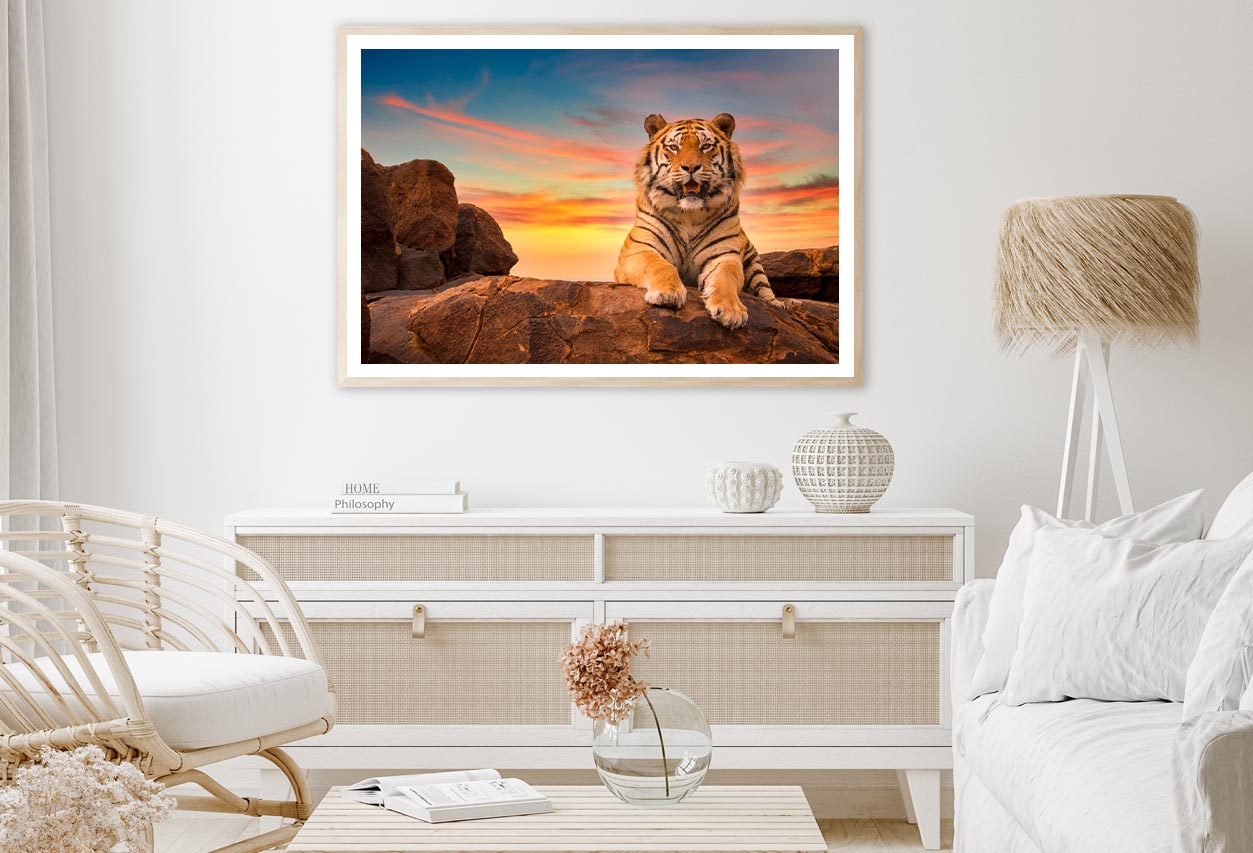 Solitary Adult Bengal Tiger Home Decor Premium Quality Poster Print Choose Your Sizes