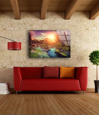 Nature Sunset Scenery UV Direct Aluminum Print Australian Made Quality