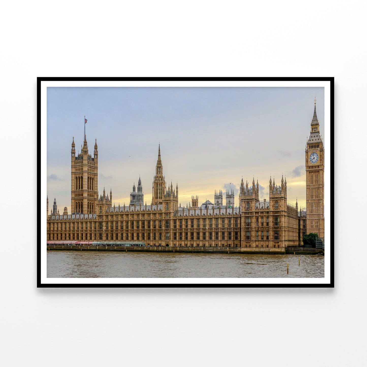 Big Ben with Beautiful Sky In UK Home Decor Premium Quality Poster Print Choose Your Sizes