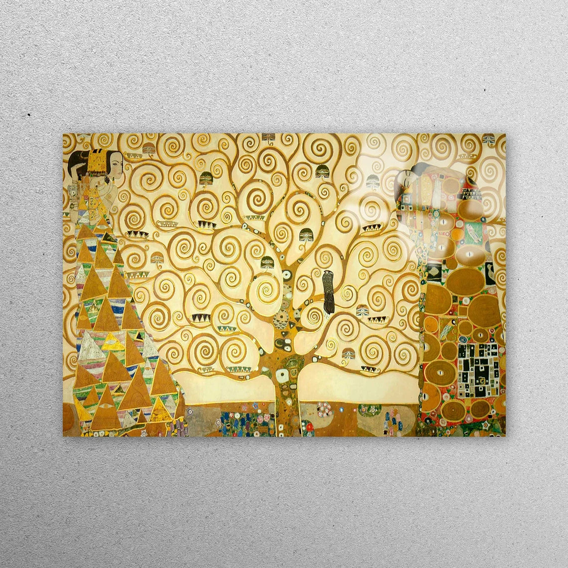 Klimt The Tree Of Life Acrylic Glass Print Tempered Glass Wall Art 100% Made in Australia Ready to Hang