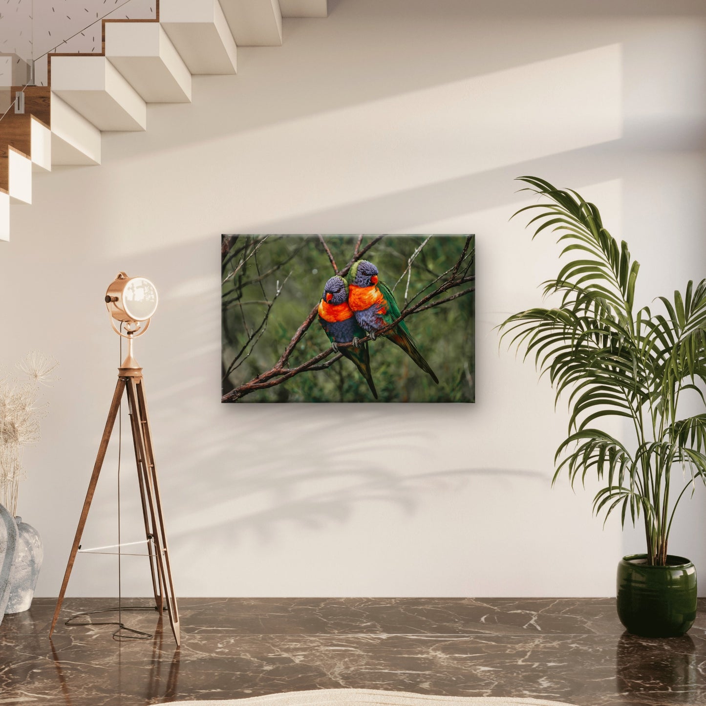 Rainbow Lorikeet Northern Queensland Wall Art Decor 100% Australian Made