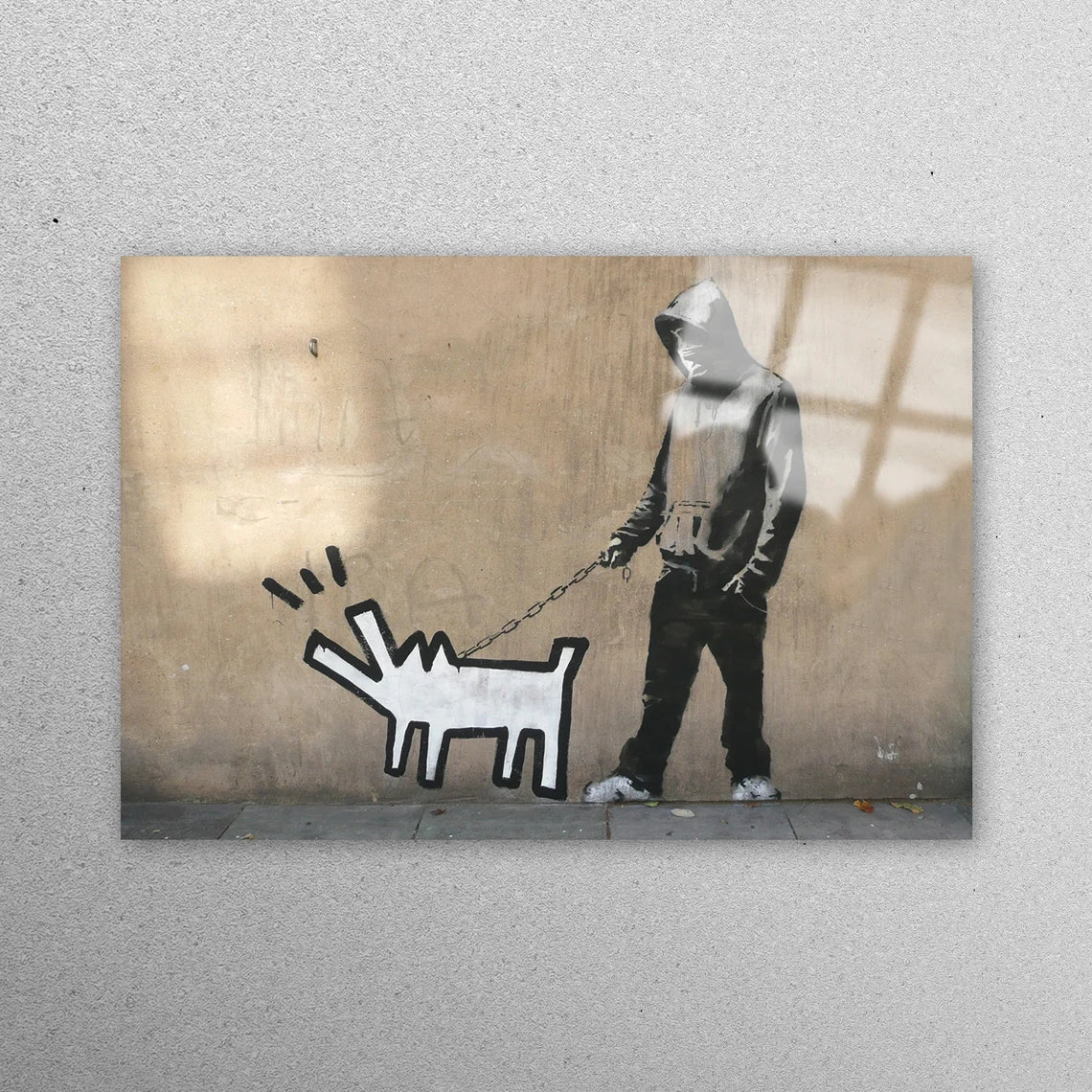 Banksy Barking Dog Acrylic Glass Print Tempered Glass Wall Art 100% Made in Australia Ready to Hang