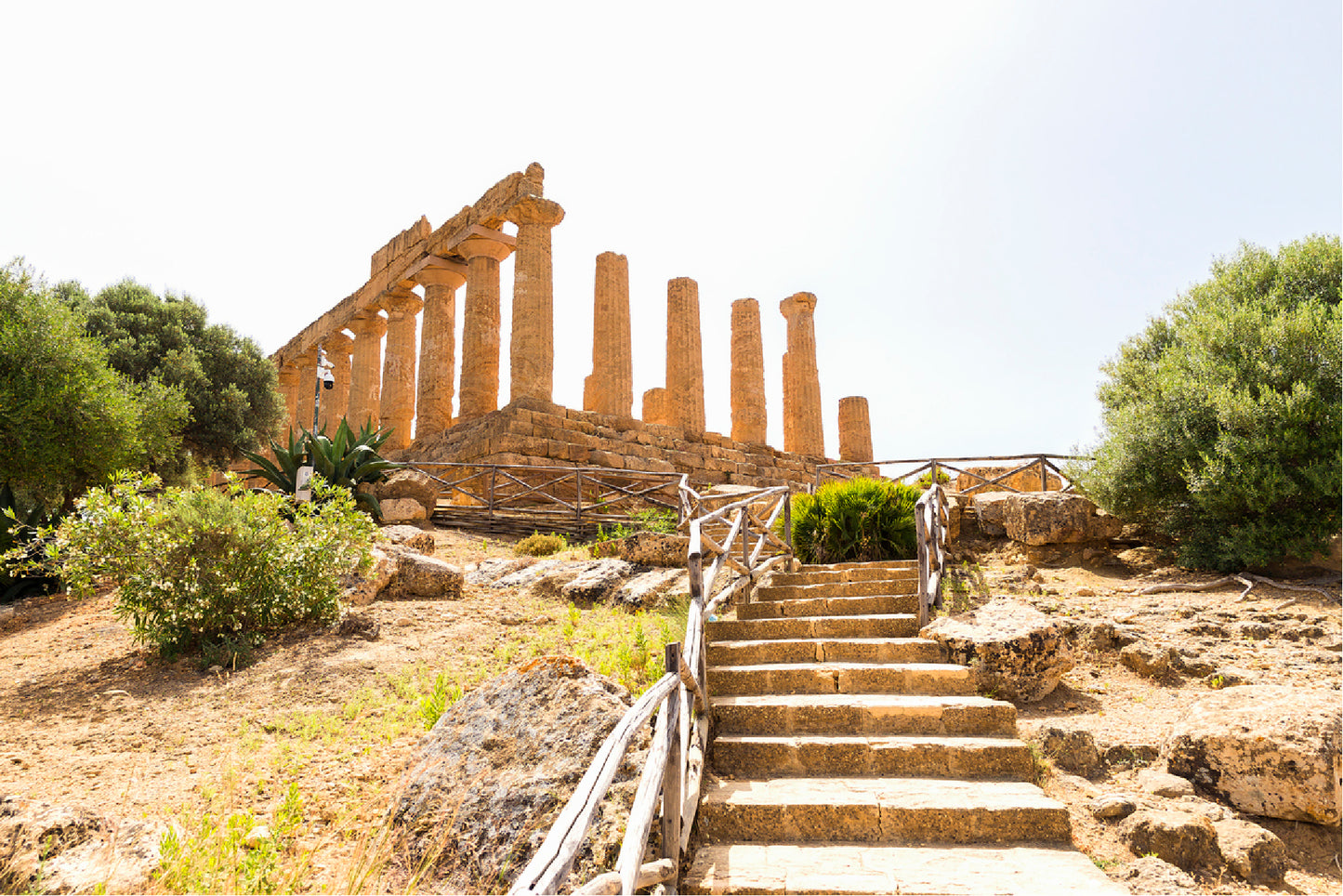 The Temple of Juno In Italy Home Decor Premium Quality Poster Print Choose Your Sizes