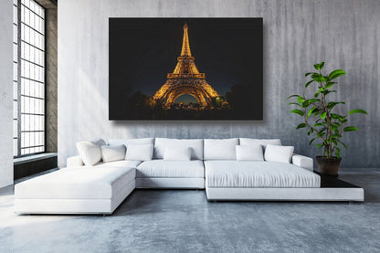 Paris Eiffel Tower Acrylic Glass Print Tempered Glass Wall Art 100% Made in Australia Ready to Hang