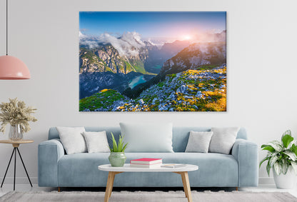 Lake Landro in Morning Mist, Italy  Wall Art Decor 100% Australian Made