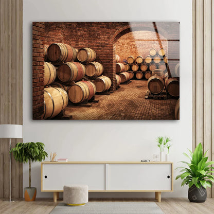 Barrels Vintage View UV Direct Aluminum Print Australian Made Quality