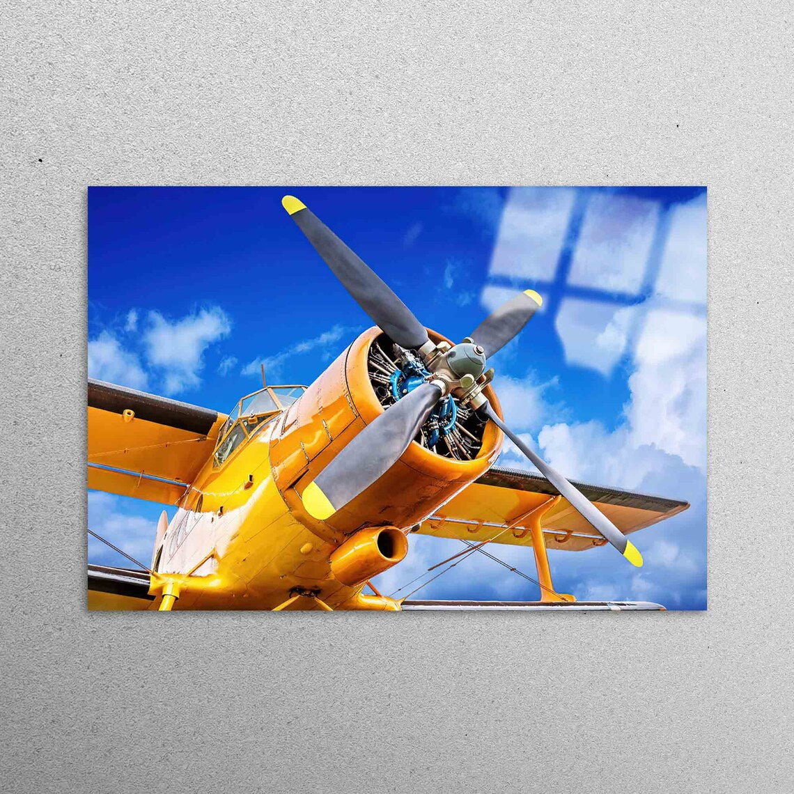 Historical Aircraft Acrylic Glass Print Tempered Glass Wall Art 100% Made in Australia Ready to Hang