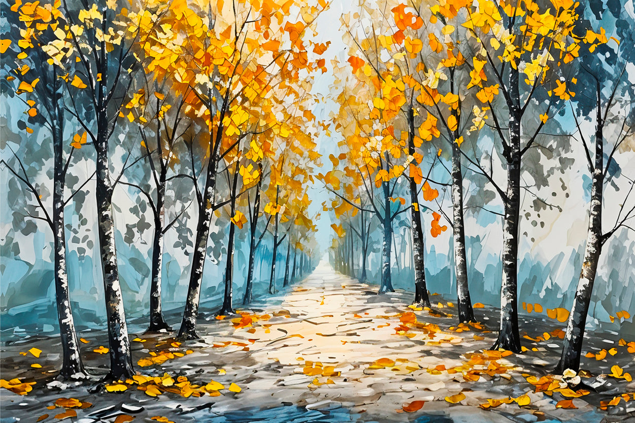 Forest Path Painting Wall Art Decor 100% Australian Made