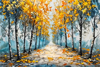 Forest Path Painting Wall Art Decor 100% Australian Made