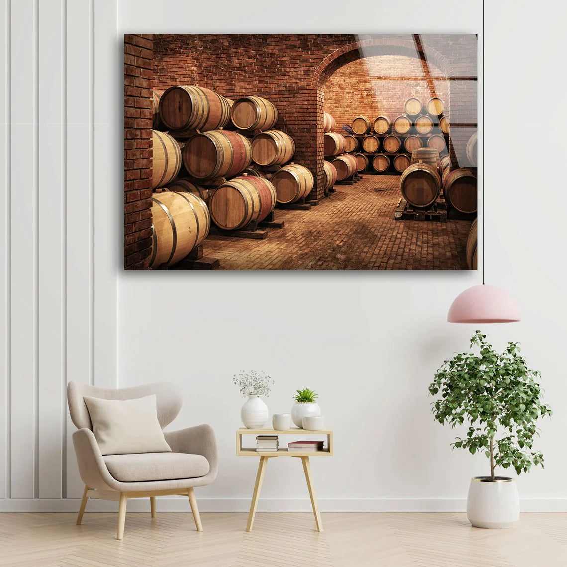 Barrels Vintage View UV Direct Aluminum Print Australian Made Quality