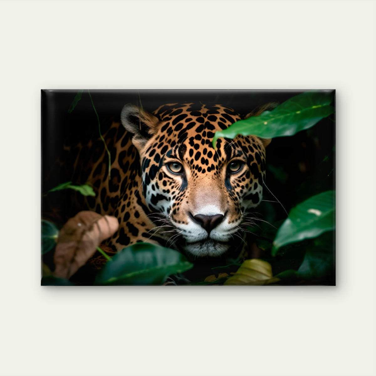 Blue Eye Camouflage Jaguar Forest Wall Art Decor 100% Australian Made