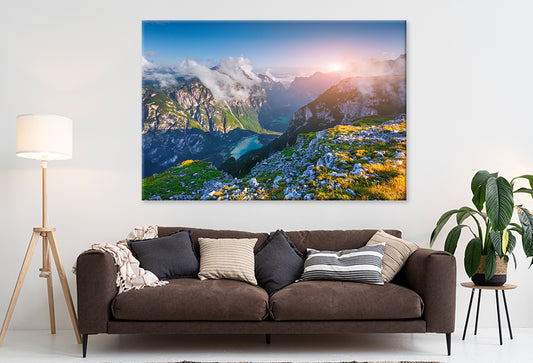 Lake Landro in Morning Mist, Italy  Wall Art Decor 100% Australian Made