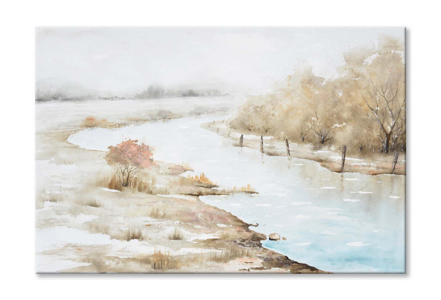 A Natural Scenery, River, Painting Wall Art Limited Edition High Quality Print