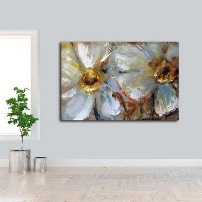 Flowers Oil Painting UV Direct Aluminum Print Australian Made Quality